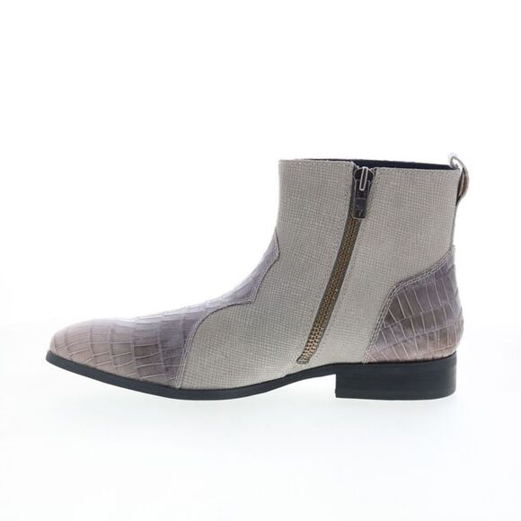 Dingo Men\'s Textured Gray Boots